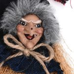 3 PCS Halloween Dekoration Zubehör Hexen Besen hängendes Dekor hängende Ornamente Partyzubehör, zufällige Farblieferung – Bild 5