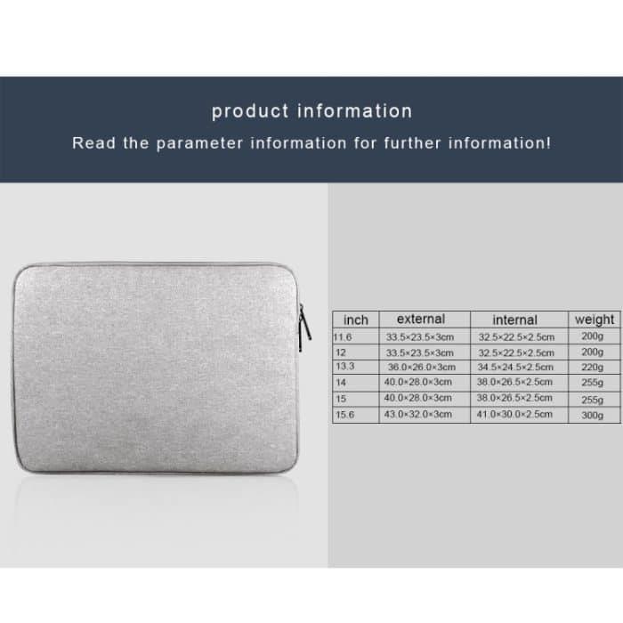 Für 13,3 Zoll und darunter Universal-Oxford-Stoff-Business-Innenpaket-Laptop-Tablet-Tasche, 13.3 inch Black, 13.3 inch Pink, 13.3 inch Grey, 13.3 inch Blue, 13.3 inch NavyBlue, 13.3 inch Dark Gray – Bild 11