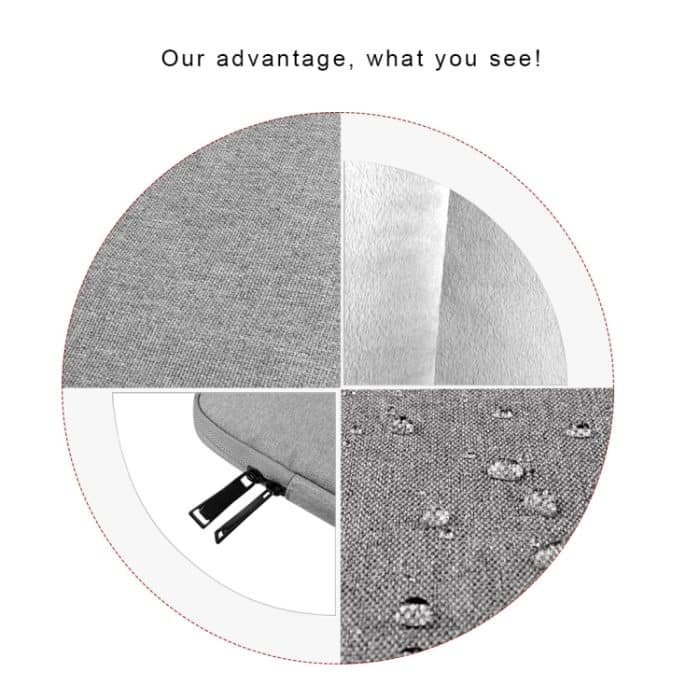 Für 13,3 Zoll und darunter Universal-Oxford-Stoff-Business-Innenpaket-Laptop-Tablet-Tasche, 13.3 inch Black, 13.3 inch Pink, 13.3 inch Grey, 13.3 inch Blue, 13.3 inch NavyBlue, 13.3 inch Dark Gray – Bild 5