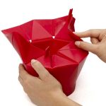 2 Stück kreativer, faltbarer Mikrowellen-Popcorn-Maker aus Silikon, Foldable Silicone – Bild 6