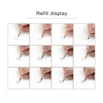 12 Stück Holzstifte zum Zeichnen, Schreiben, Skizzen, vorgespitzt, 2B Art Graphitstifte – Bild 4