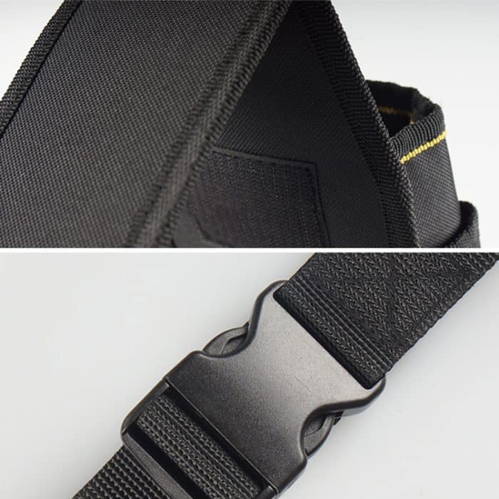 Professionelle Oxford-Stoff-Elektriker-Gürteltasche, praktische Werkzeugtasche, WH008 Black – Bild 7