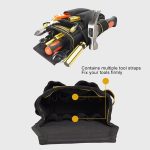 Professionelle Oxford-Stoff-Elektriker-Gürteltasche, praktische Werkzeugtasche, WH008 Black – Bild 8
