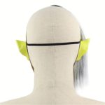 Halloween Festival Party Latex Green Face Clown erschreckte Maske, mit Haaren – Bild 5