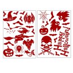 10 PCS Halloween-Dekorationen PVC Kreative blutbedruckte Wandaufkleber Fensteraufkleber, Größe: 25 * 30 cm, zufällige Lieferung – Bild 4