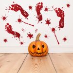 10 PCS Halloween Dekorationen PVC Kreative Blut Handabdrücke und Fußabdrücke Wandaufkleber Fensteraufkleber, zufällige Lieferung – Bild 7
