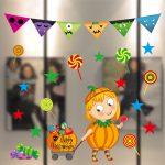 3 PCS Halloween Dekorationen PVC Personalisierte DIY Glas Elektrostatische Aufkleber, Random Style Lieferung – Bild 2