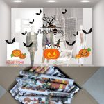3 PCS Halloween Dekorationen PVC Personalisierte DIY Glas Elektrostatische Aufkleber, Random Style Lieferung – Bild 4