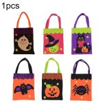 5 PCS Halloween Dekoration Kreative Cartoon Candy Geschenk Square Tote für Kinder, Random Style Lieferung