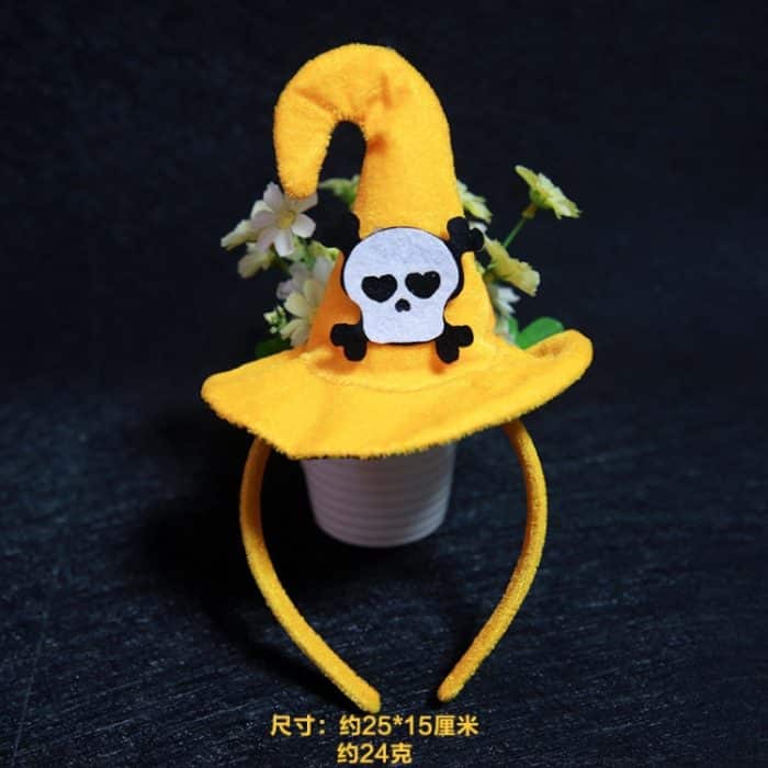 5 PCS Halloween Party Dress Up Kopfbedeckungen Lieferungen Personalisierte Cartoon Muster Stirnbänder, Random Style Lieferung – Bild 2