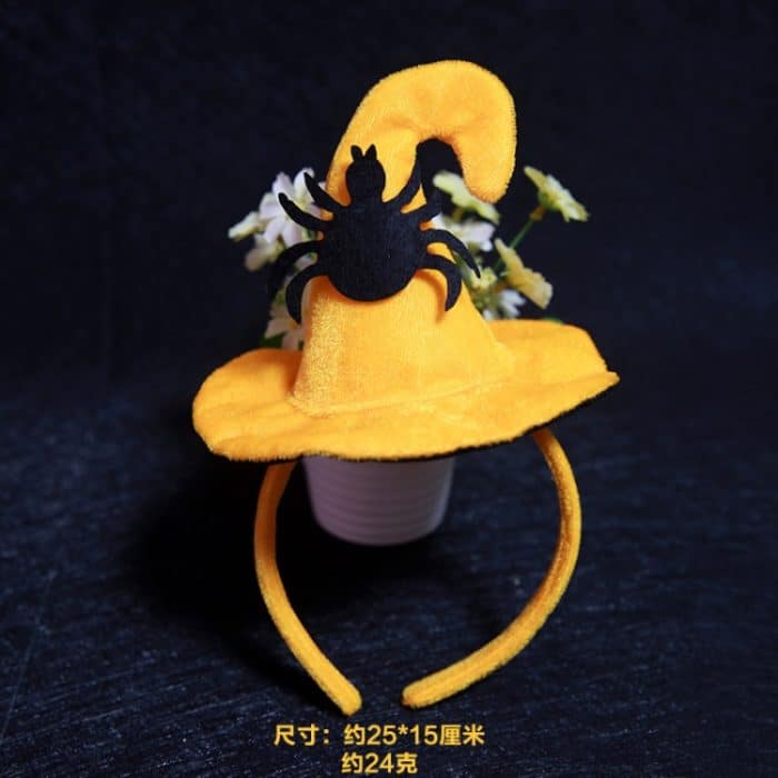 5 PCS Halloween Party Dress Up Kopfbedeckungen Lieferungen Personalisierte Cartoon Muster Stirnbänder, Random Style Lieferung – Bild 4