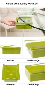 Aufbewahrungsregal für den Kühlschrank mit Aufbewahrungsschicht im Schubladenstil – Bild 7