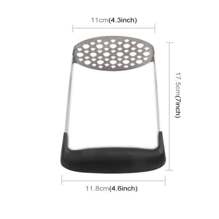 Manueller Kürbis-Kartoffel-Ricer-Stampfer aus Edelstahl mit breitem und ergonomischem horizontalem Griff – Bild 4