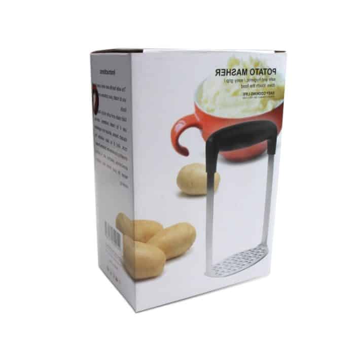 Manueller Kürbis-Kartoffel-Ricer-Stampfer aus Edelstahl mit breitem und ergonomischem horizontalem Griff – Bild 6