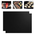 2 Stück 0,2 mm dicke Grillmatte, antihaftbeschichtet, Größe: 40 x 33 cm, 2 PCS