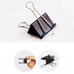 20 Stück 51 mm schwarze Metallklammern für Notizen, Briefe, Büroklammern, Büroklammern, 20PCS / 51mm – Bild 4