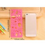 10 PCS Creative Candy Farbzeichnung Lineal Geschwindigkeit Sketchpad Art Lineal Vorlage, zufällige Farblieferung – Bild 5