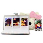 Rosenmuster 3 Zoll DIY PU Mini Kreativität Einfügen Typ 32 Seiten Exquisites Fotoalbum für Polaroid – Bild 4