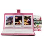 Rosa Flamingomuster 3 Zoll DIY PU Mini Kreativität Einfügen Typ 32 Seiten Exquisites Fotoalbum für Polaroid – Bild 4