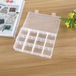 5 PCS Plastic Removable Grid 24 Slots Box Organizer Aufbewahrungsbehälter für Schmuckohrringe – Bild 3