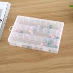 5 PCS Plastic Removable Grid 24 Slots Box Organizer Aufbewahrungsbehälter für Schmuckohrringe – Bild 4