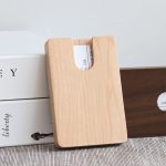 Business U-förmiger Holz Ahorn Kartenhalter Kreditkarte ID Fall Inhaber – Bild 6