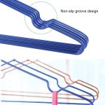 10 Stück Haushalts-Edelstahl-PVC-Beschichtung, rutschfest, spurlos, Wäscheständer – Bild 5