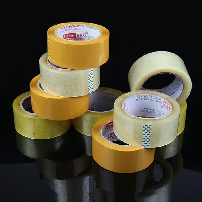 8 Stück 45 mm Breite, 25 mm Dicke, Paketversiegelung, Verpackungsband, Rollenaufkleber, 45mm Width 25mm Thickness (Clear White), 45mm Width 25mm Thickness  (Transparent Yellow), 45mm Width 25mm Thickness (Yellow) – Bild 7