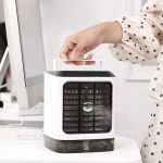 Mini-Desktop-Kühlventilator, Luftbefeuchter, Klimaanlagenventilator, feuchtigkeitsspendender Sprühventilator, without Remote Control – Bild 12
