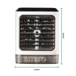 Mini-Desktop-Kühlventilator, Luftbefeuchter, Klimaanlagenventilator, feuchtigkeitsspendender Sprühventilator, without Remote Control – Bild 3