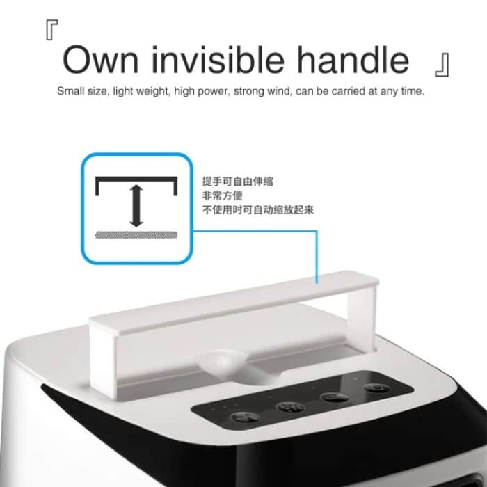 Mini-Desktop-Kühlventilator, Luftbefeuchter, Klimaanlagenventilator, feuchtigkeitsspendender Sprühventilator, without Remote Control – Bild 7