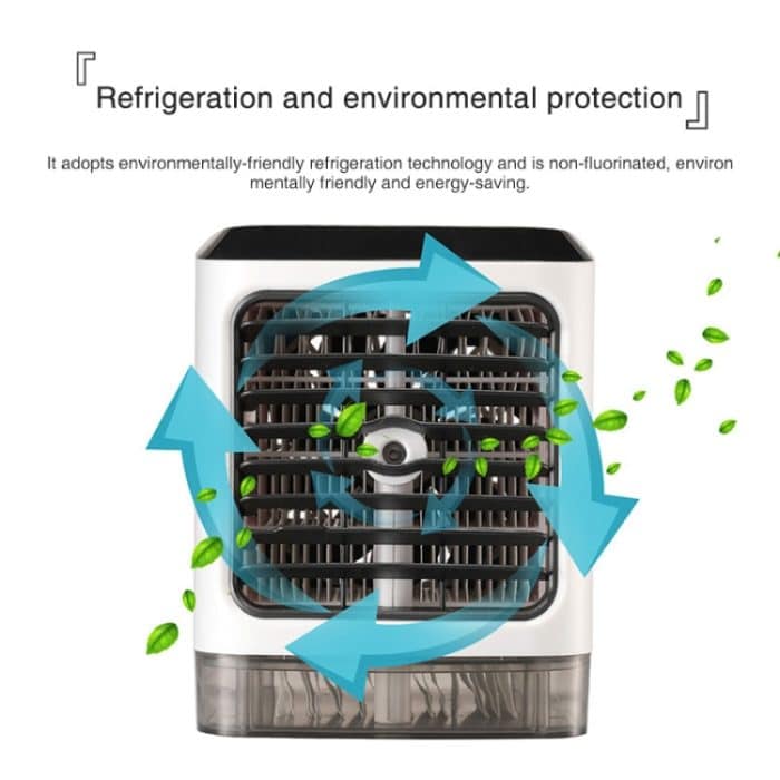Mini-Desktop-Kühlventilator, Luftbefeuchter, Klimaanlagenventilator, feuchtigkeitsspendender Sprühventilator, without Remote Control – Bild 8