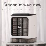 Mini-Desktop-Kühlventilator, Luftbefeuchter, Klimaanlagenventilator, feuchtigkeitsspendender Sprühventilator, without Remote Control – Bild 10