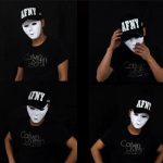 Halloween Festival Bboy Hip-Hop Street Step Maskerade Maske, Größe: 18–19 cm, zufällige Farblieferung – Bild 5