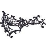 Halloween Maskerade Party Tanz Sexy Lady Halbäugige Gesichts-Spitzenmaske, Semi-eyed – Bild 2