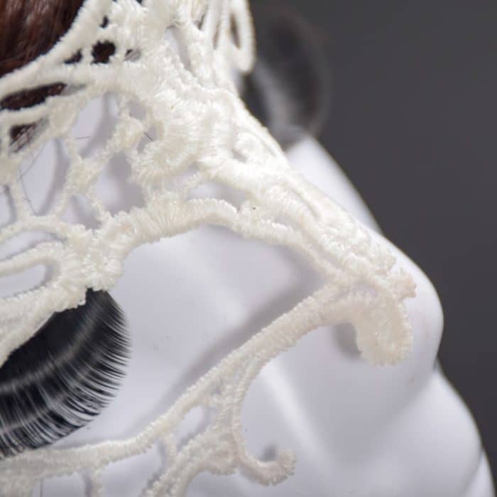 Halloween Maskerade Party Tanz Sexy Lady Halbäugige Gesichts-Spitzenmaske, Semi-eyed – Bild 3