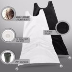 Professionelle Bartschürze, Premium-Salon, Rasur, Fellpflege, Gesichtshaarfänger mit Saugnäpfen, Beard Apron – Bild 6