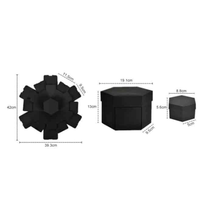 Überraschung Hexagon Blooming DIY Handmade Album Kreative Fotobox Star Geschenkbox – Bild 3