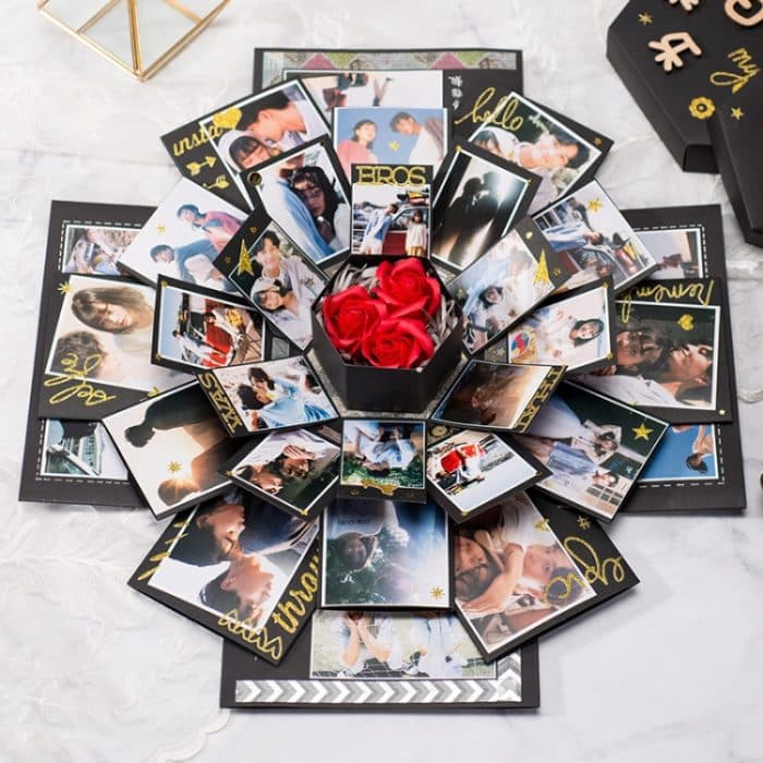 Überraschung Hexagon Blooming DIY Handmade Album Kreative Fotobox Star Geschenkbox – Bild 5