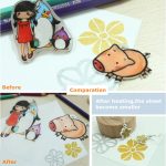 50 PCS Transparenter, nicht schleifender Schrumpffilm DIY-Schrumpffilm – Bild 5