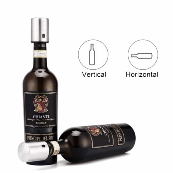 Original Xiaomi Youpin Circle Joy Edelstahl Vakuum Speicher Weinstopper – Bild 6