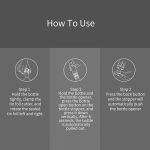 Original Xiaomi Youpin CIRCLE JOY Edelstahl Trockenbatterie Elektrischer Flaschenöffner – Bild 12