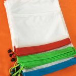 10 Stück doppelt genähte wiederverwendbare Obst-Sandwich-Beutel-Netzaufbewahrungstaschen mit doppelter Stärke, Größe: 30 cm x 43 cm, zufällige Farblieferung – Bild 3