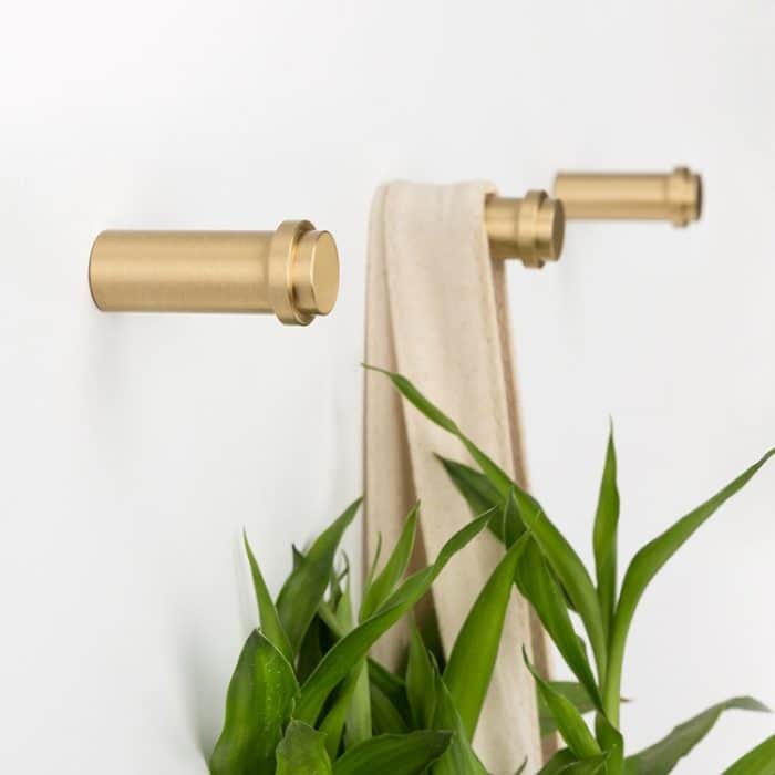 Messing Creative Wandbehang Schlüssel erhalten Hängehaken, Größe: 4,5x1,5 cm – Bild 1