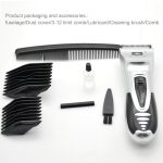 Batteriebetriebener elektrischer Haarrasierer für Kinder-Mann-Haarschnittmaschine (Silber) – Bild 7