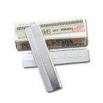 10 PCS Professionelle Friseurwerkzeuge Schaberklinge Augenbrauentrimmer Rasieren Kratzen Haar Federklinge (Silber) – Bild 2