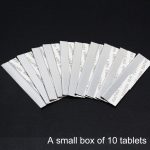 10 PCS Professionelle Friseurwerkzeuge Schaberklinge Augenbrauentrimmer Rasieren Kratzen Haar Federklinge (Silber) – Bild 3