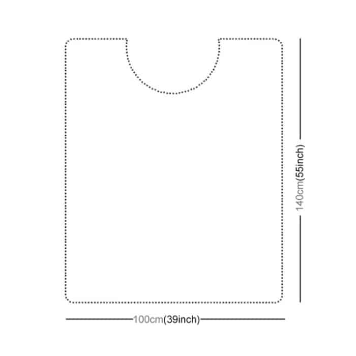 5 PCS Friseursalons Wasserdichtes Tuch Haarschnitt für Erwachsene Haarfärbemittel Rasierte Tuchschürze in zufälliger Lieferung – Bild 4