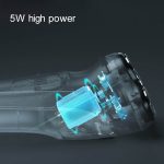 Original Xiaomi YouPin Spannung Universal Fit Wasserdichte Dreibettzimmer Rotary Doppelring Klinge Rasierkopf Elektrische Wiederaufladbare Rasierer Für Männer – Bild 9
