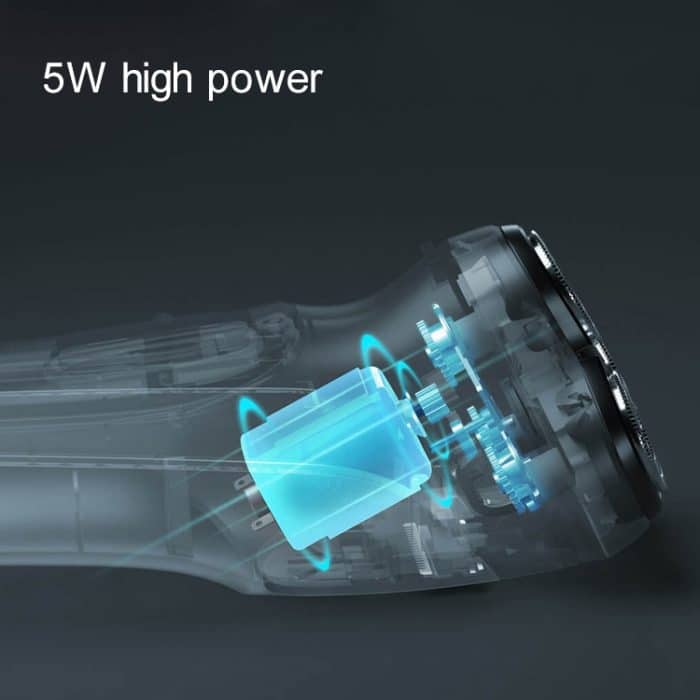 Original Xiaomi YouPin Spannung Universal Fit Wasserdichte Dreibettzimmer Rotary Doppelring Klinge Rasierkopf Elektrische Wiederaufladbare Rasierer Für Männer – Bild 9